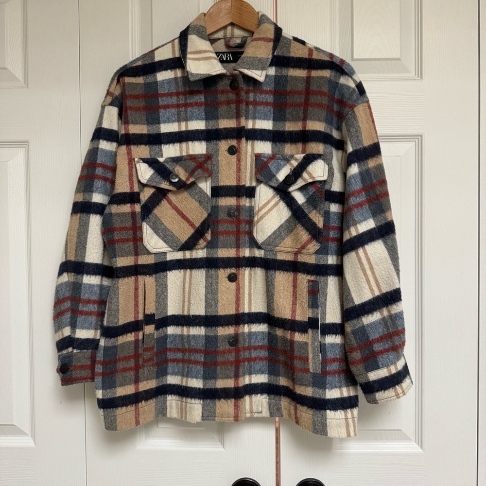 Zara Plaid Shirt/Jacket